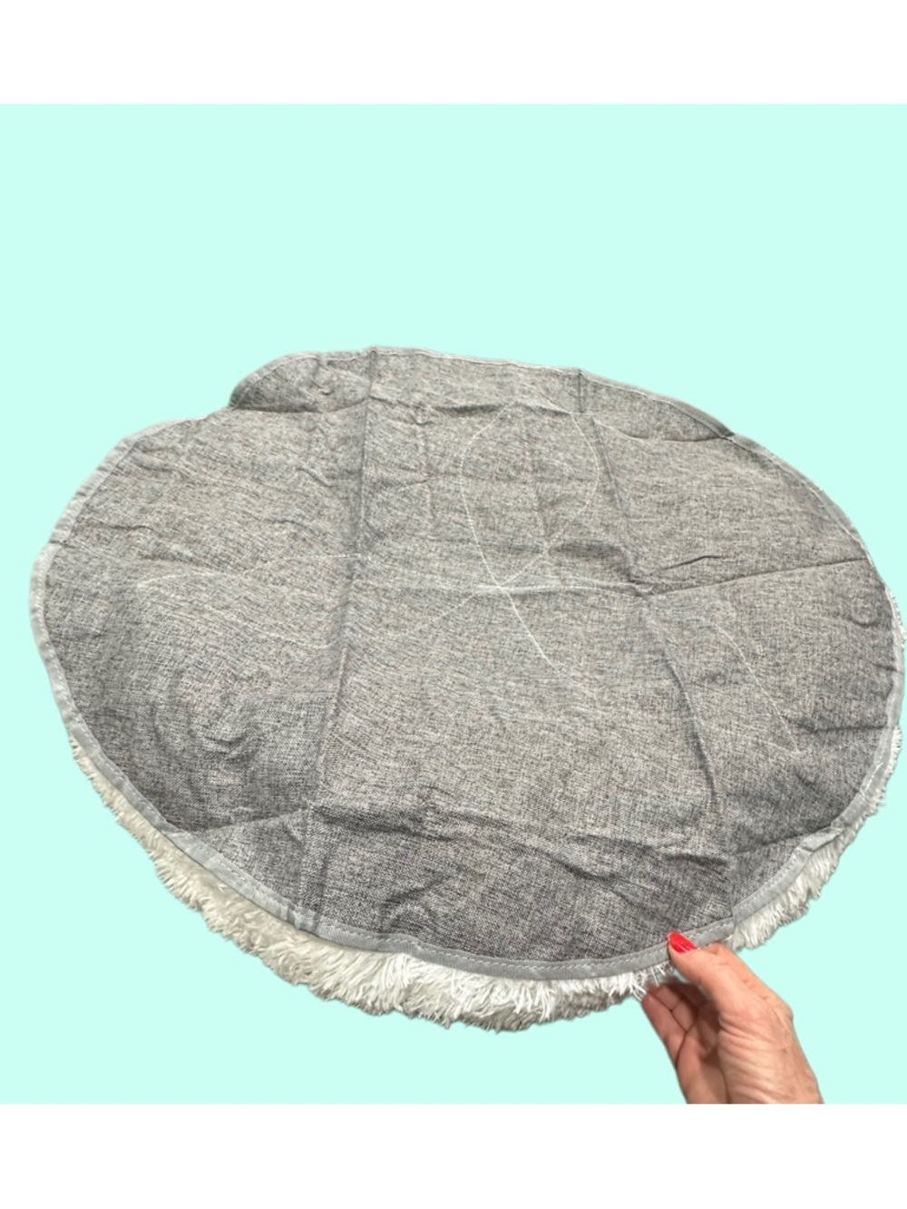 Dog Bed Cozy White Plush Donut cat bed pet bed fluffy friend for your pet 23” W - Picture 4 of 14